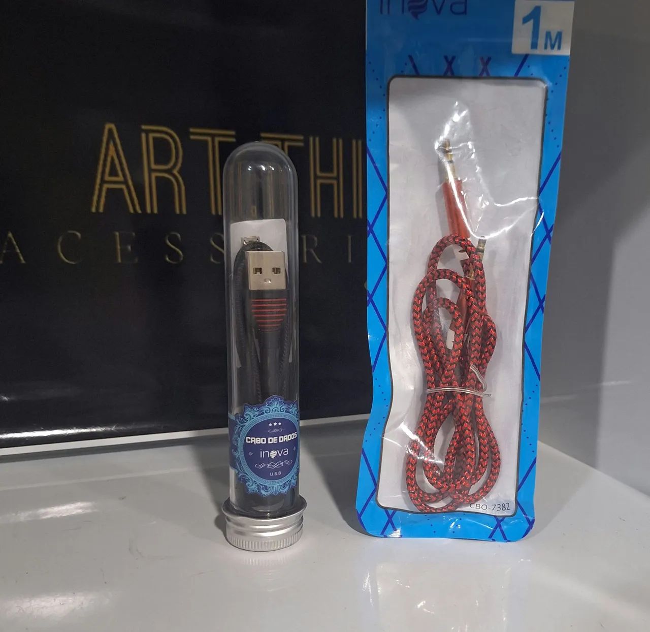  2 kit inova Cabo USB para Celular 1 Metro - Novo