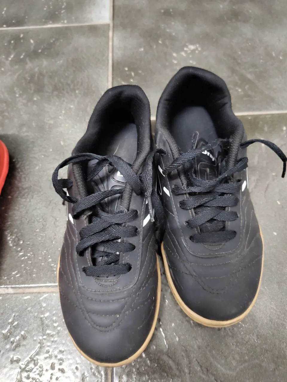 Chuteira Futsal DRAY Preto - Tamanho 35 usada