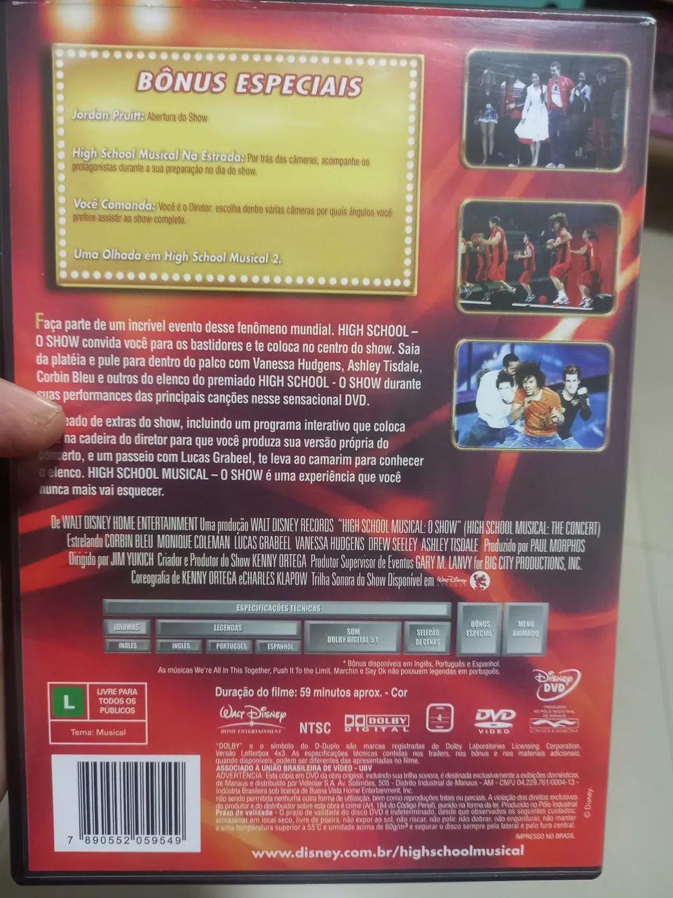 DVD HIGH SCHOOL MUSICAL O SHOW - Foto 2