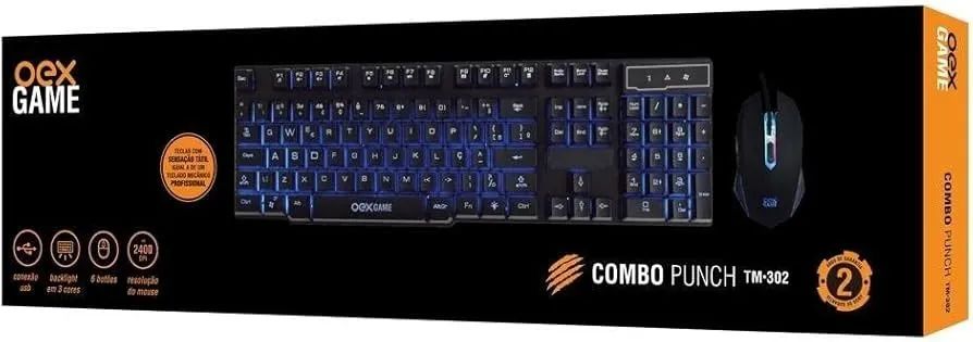 Combo Gamer Punch - Teclado e Mouse com fio  - Foto 2