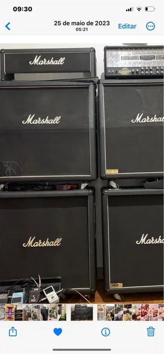 4 Caixas de Som Marshall.  Cada ( dez mil )