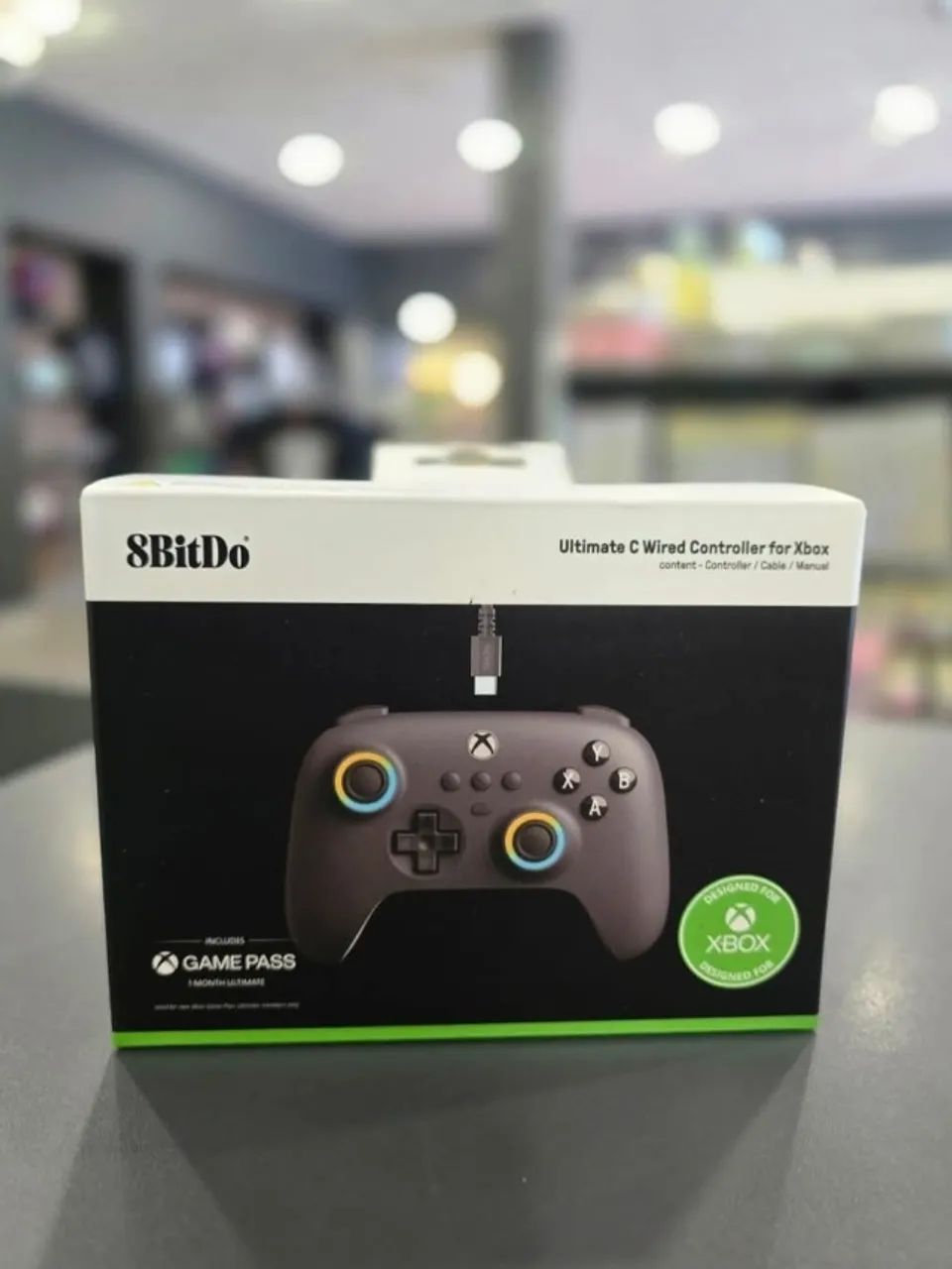 Controle com Fio 8BitDo Ultimate C Novo Lacrado - Foto 2
