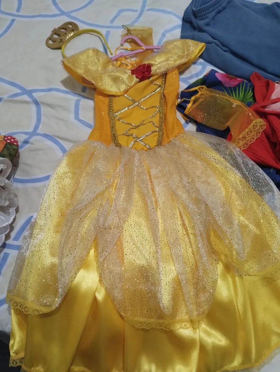 Vestido de Princesa Bela - Infantil - Foto 3