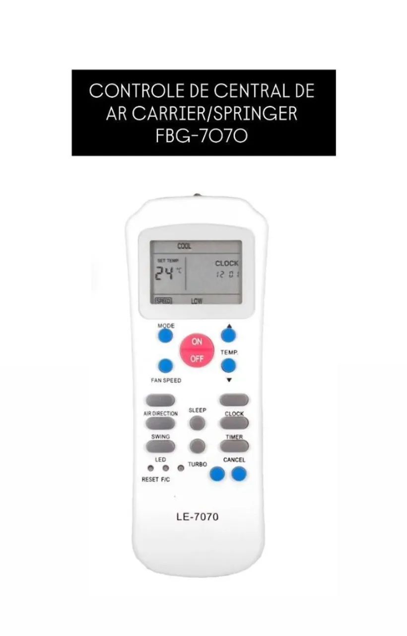 CONTROLE CENTRAL DE AR CARRIER .SPRINGER