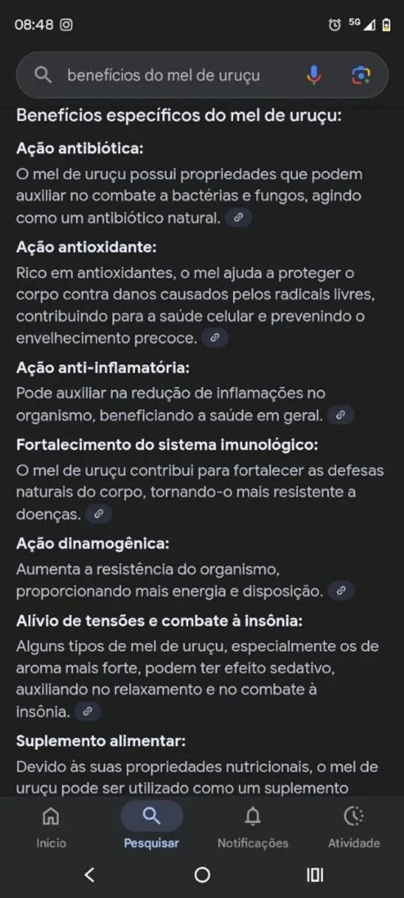 Mel Natural - 700g abelha de uruca - Foto 2