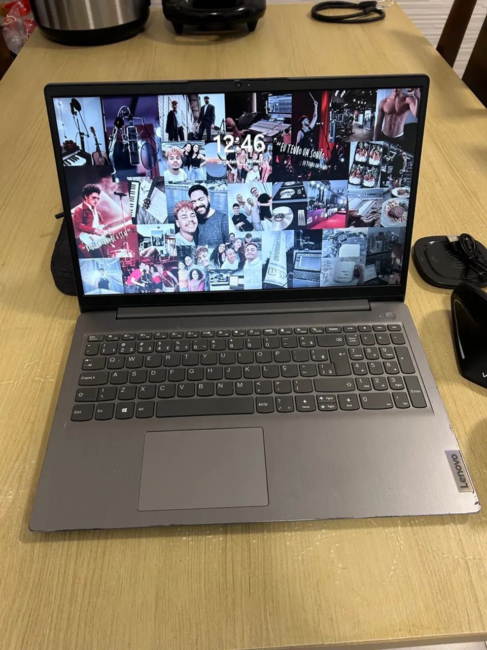 Notebook Lenovo Ultrafino IdeaPad 3 Ryzen 7 5700U 8GB 256GB SSD Windows 11