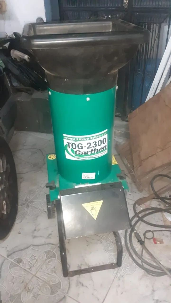 Triturador Resíduos Orgânicos Galhos 1,5hp Tog2300 Garthen