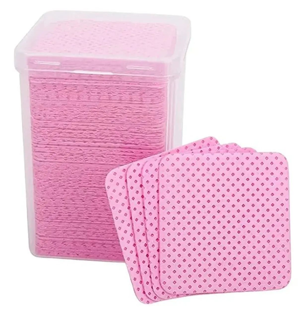 Kit 200 lenços TNT para limpar bico de cola extensão de cílios.