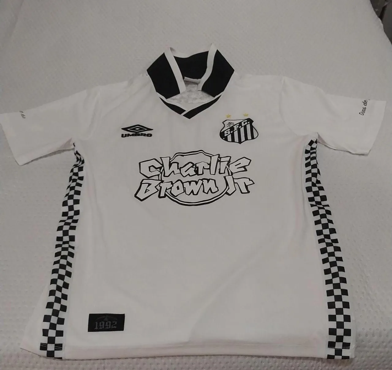 Camisa Santos Charlie Brown Jr. 1992