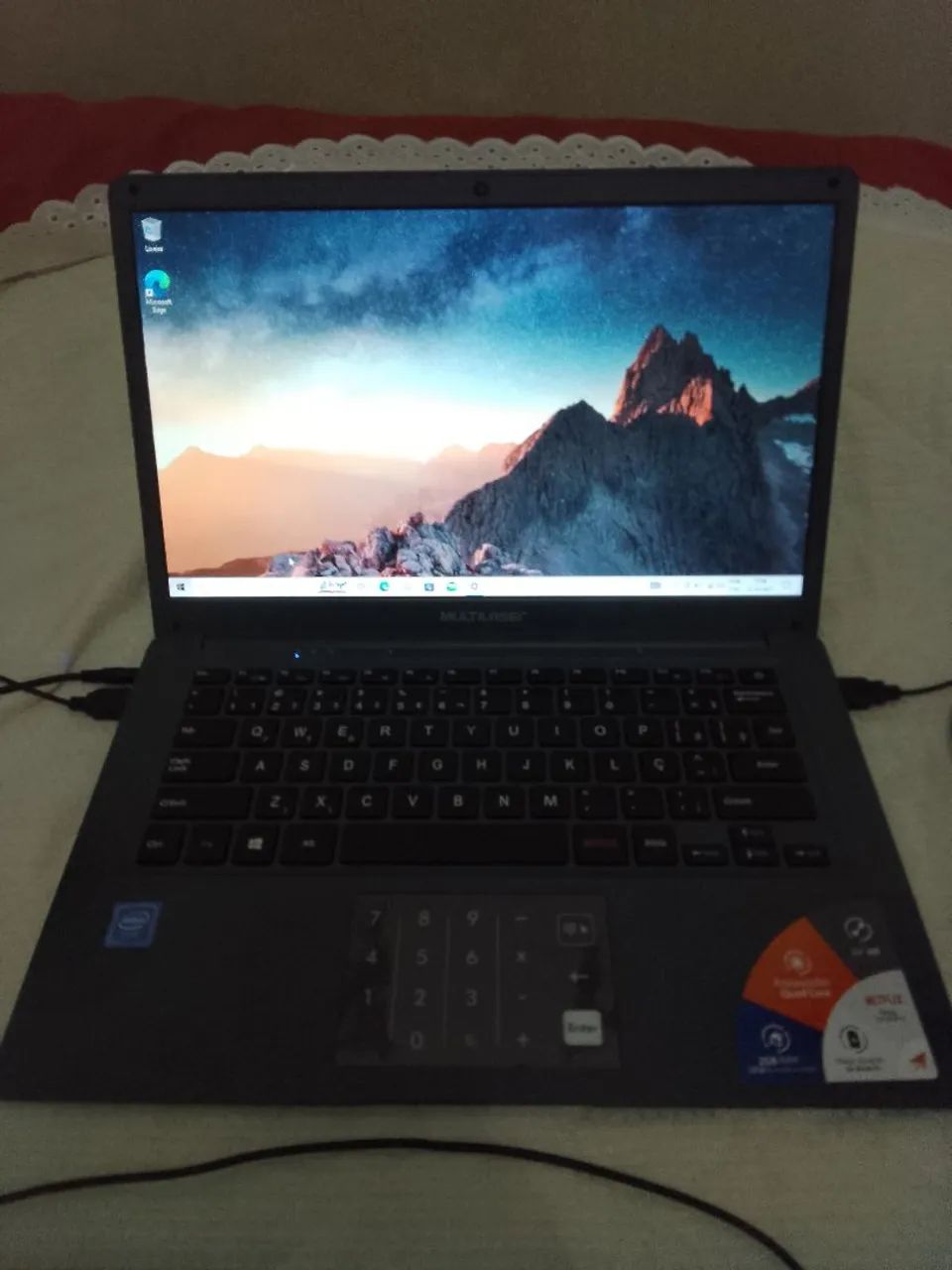Multilaser Notebook with Used Gaming Keyboard and Mouse READ64312419592833124