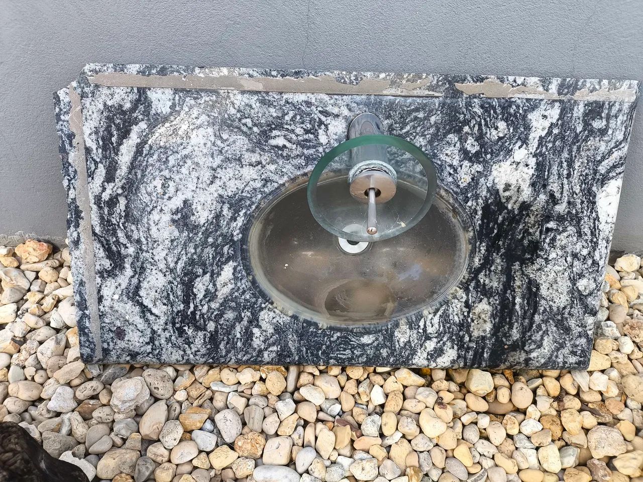 Pia de Granito com Cuba