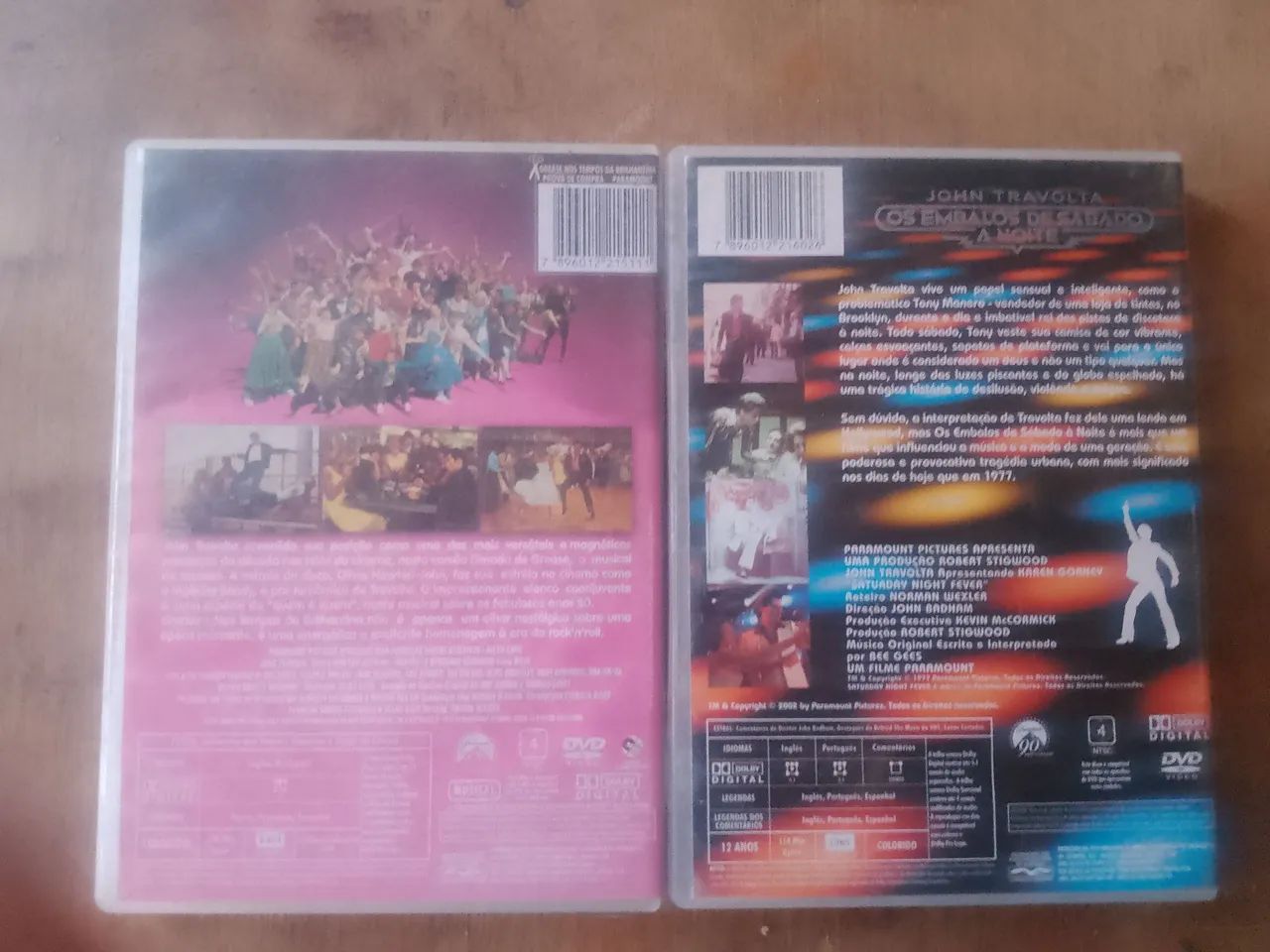 Dvd grese e embalos sábado noite original  - Foto 3