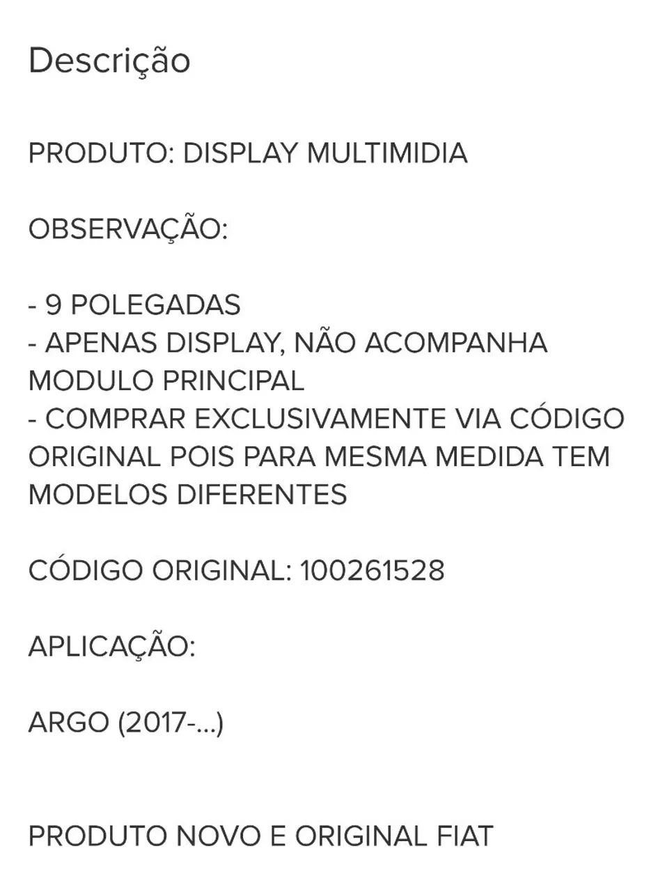 Central multimídia Fiat Argo - Foto 4