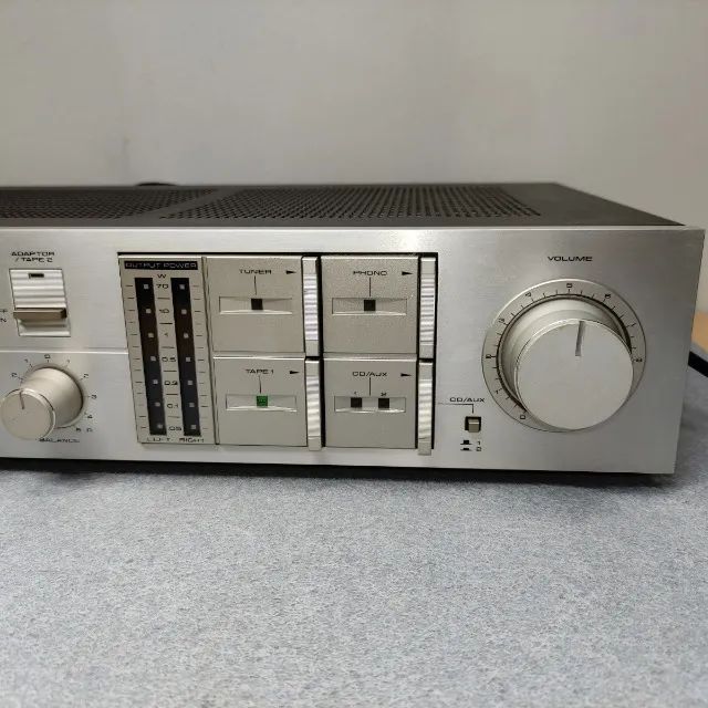 AMPLIFICADOR INTEGRADO PIONEER A-Y7 EM ALUMINIO ESCOVADO 100+100 WATTS - Foto 4
