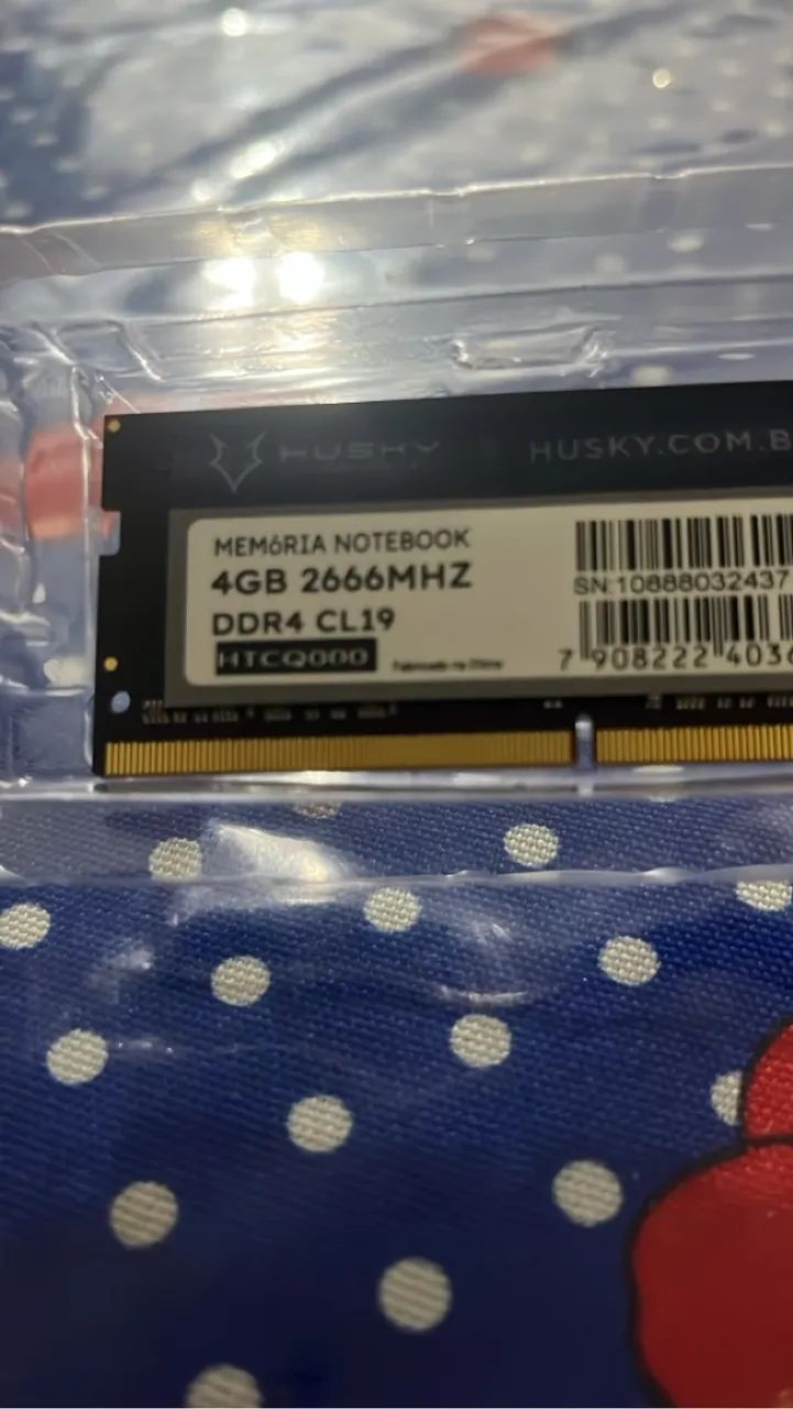 Memória RAM Husky DDR4 4GB 2666MHz Notebook