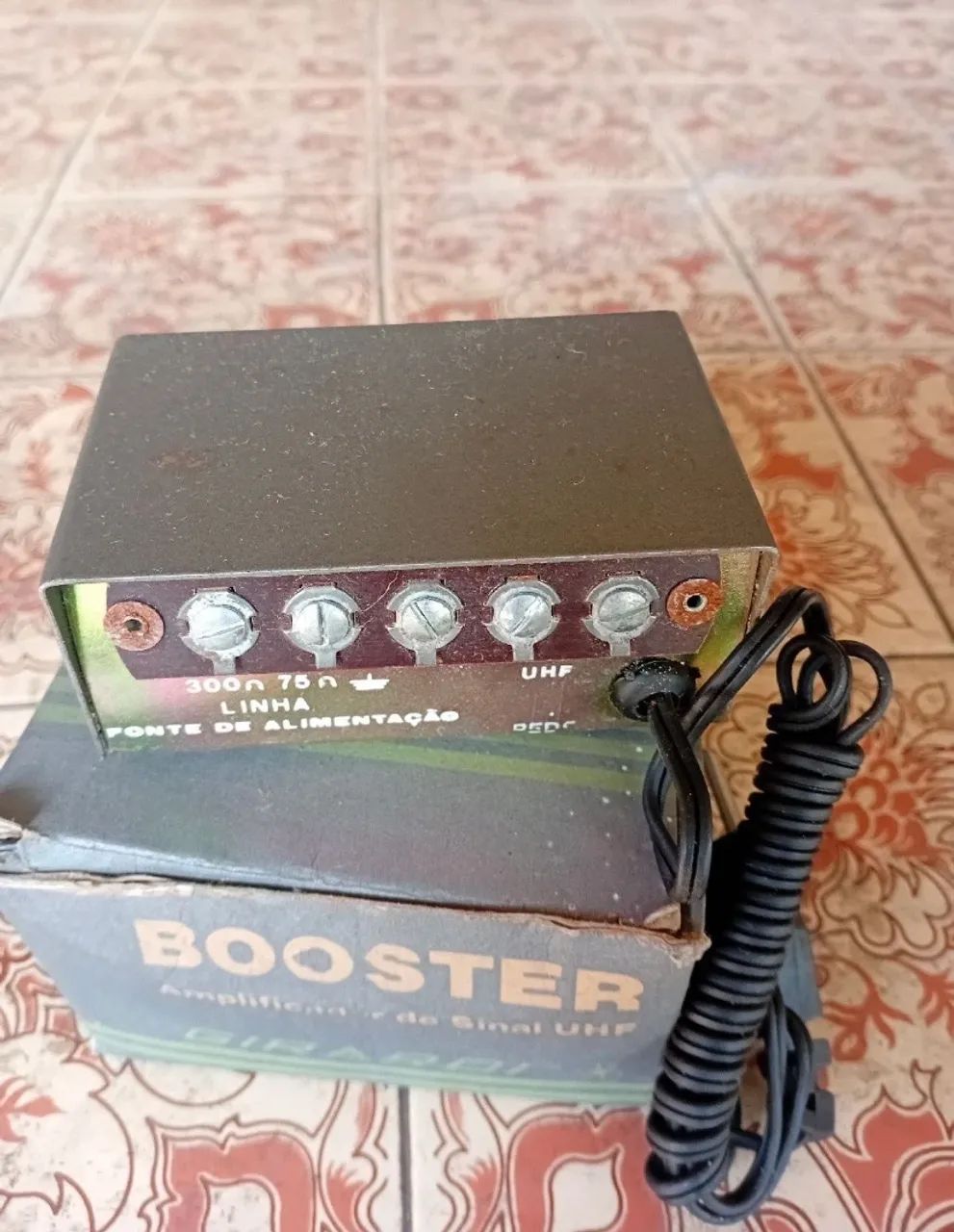 Booster amplificador de sinal uhf