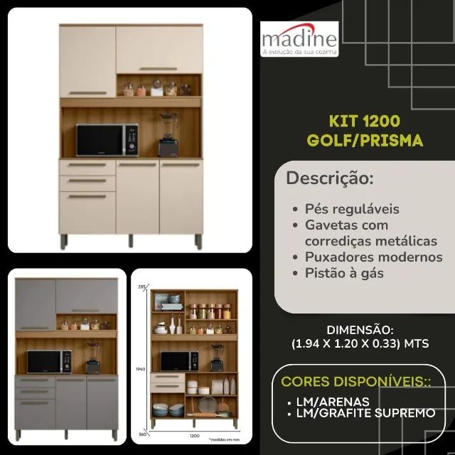 Kit Armario Cozinha Reflecta Nova