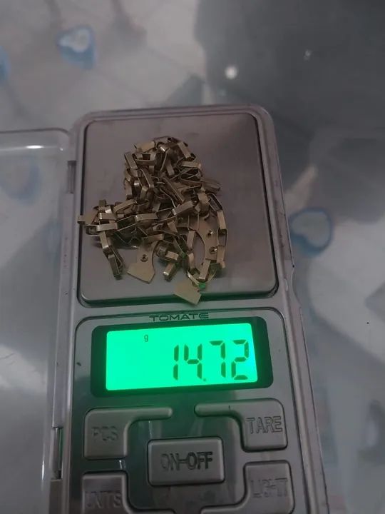 Cordão de Ouro 18k com Pingente de Ferradura - Foto 3