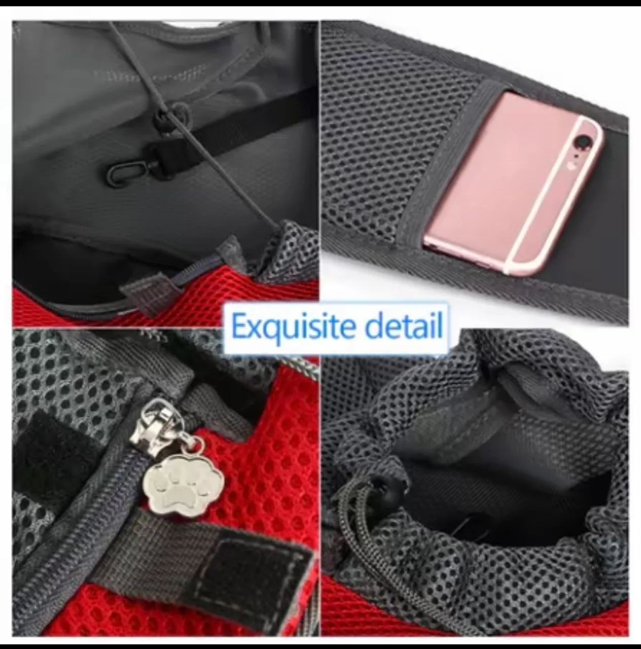 Bolsa de ombro transporte pet - Tamanho G (4-6kg) - Foto 4