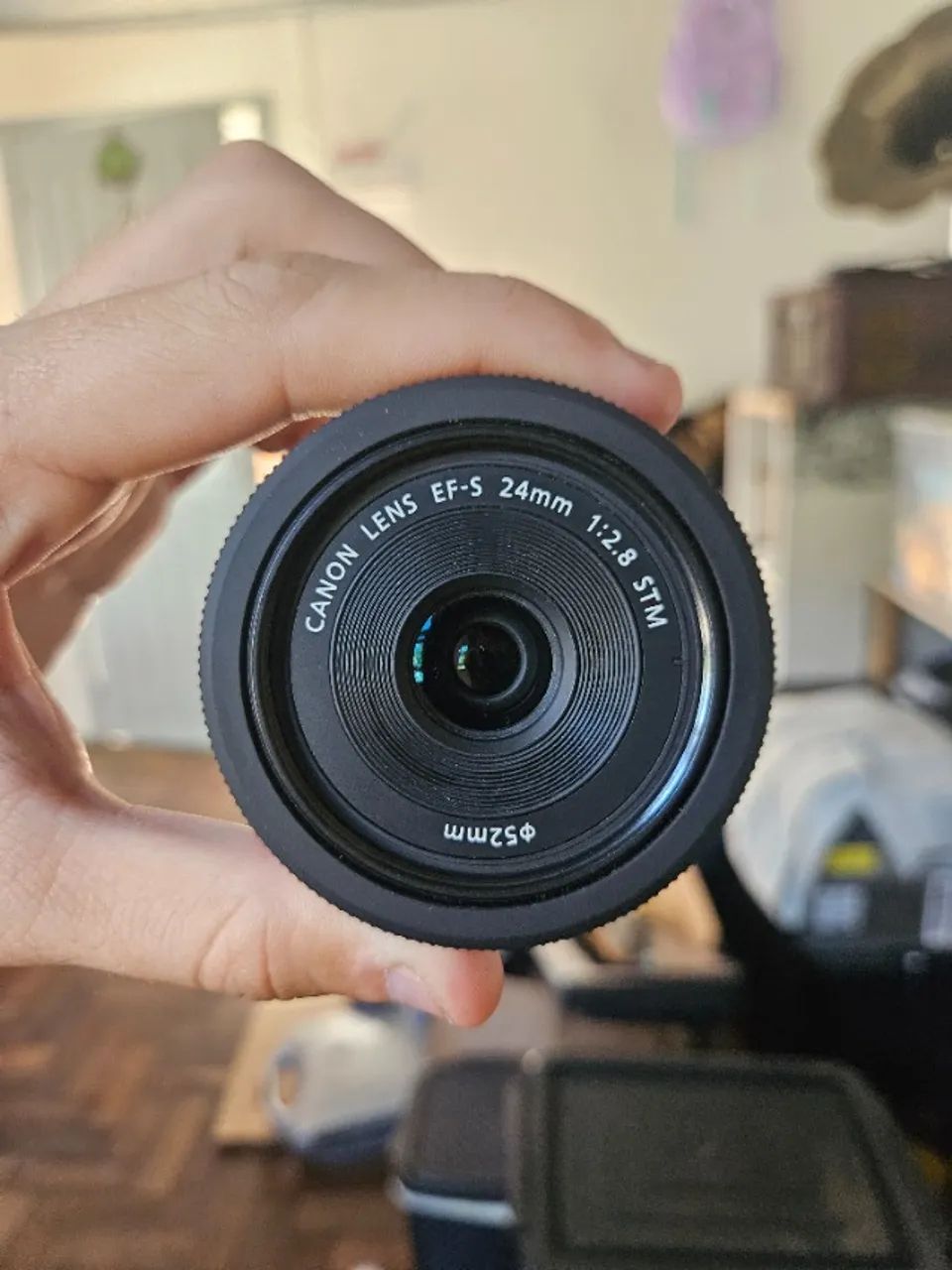 Lente Canon 24mm F/2.8 STM EF-S Preto - Acessórios para Câmeras e