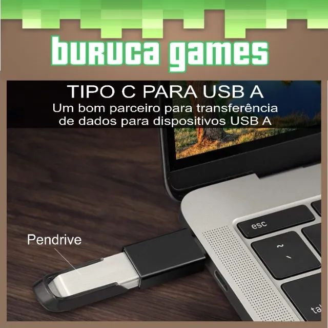 Adaptador OTG USB Tipo C para USB - Foto 3