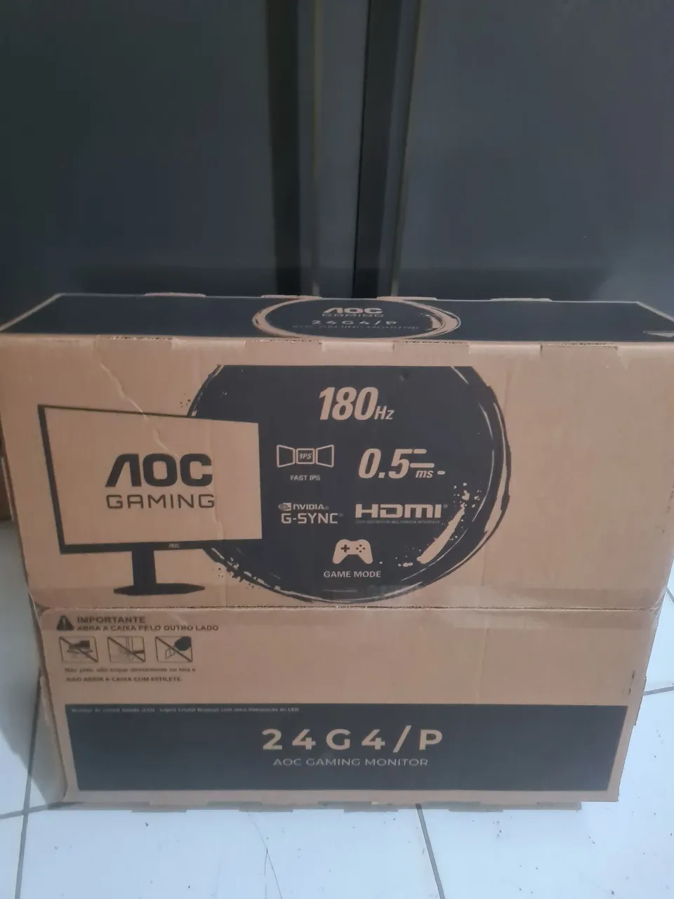 MONITOR GAMER AOC 24 PL 180 HZ NOVO LACRADO!