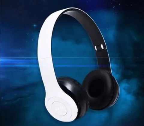 Fone de ouvido Bluetooth Branco