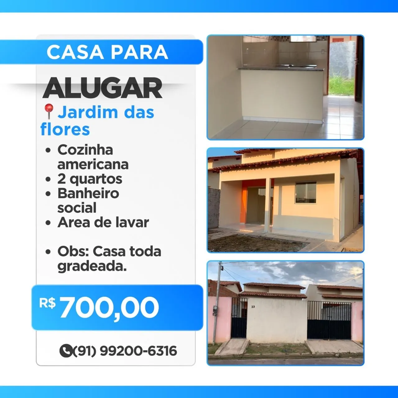 Casa no jardim das flores