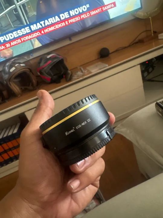 Adaptador De Lente Canon Ef Para Câmera Sony E-mount Aps-c (eos-nex Iii) Kernel