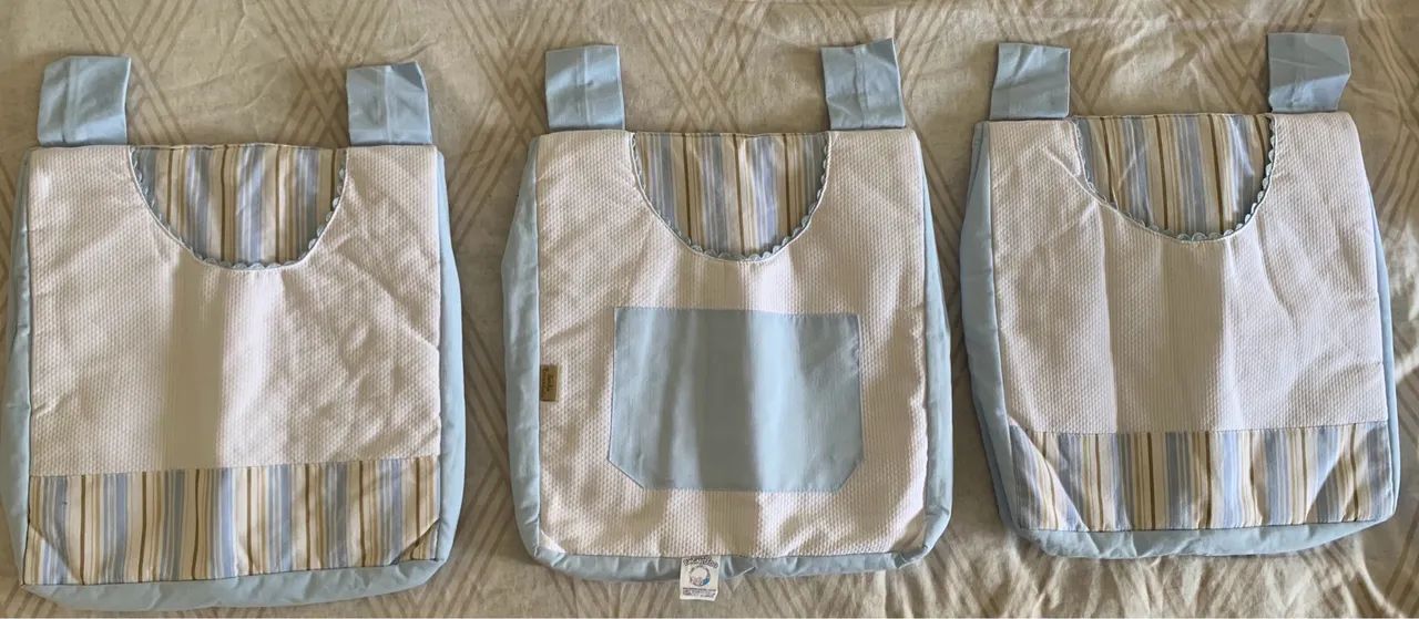 Organizador de Berço 3 Divisórias menino - Foto 2