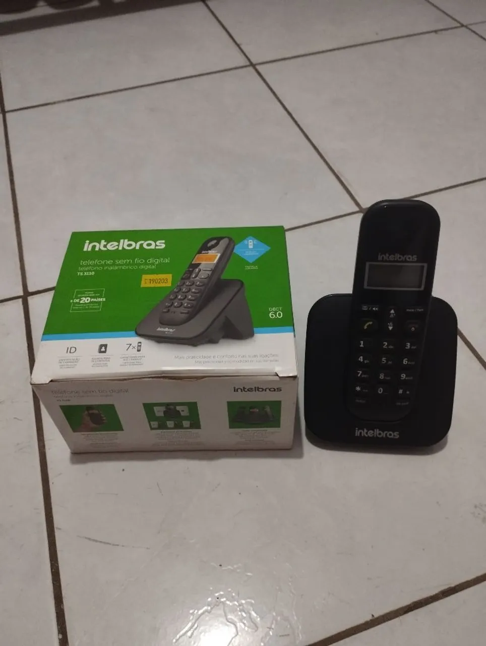 Telefone sem Fio Digital Intelbras TS 3110