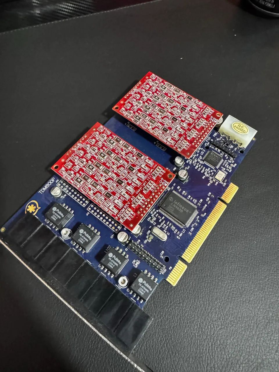 Placa Asterisk Tdm800p 8 Fxo Asterisk