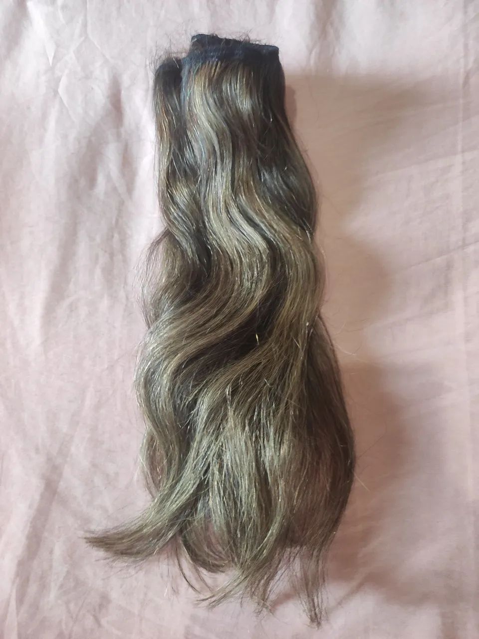 Mega hair Apliques de cabelo humano - Ondulado - Foto 2