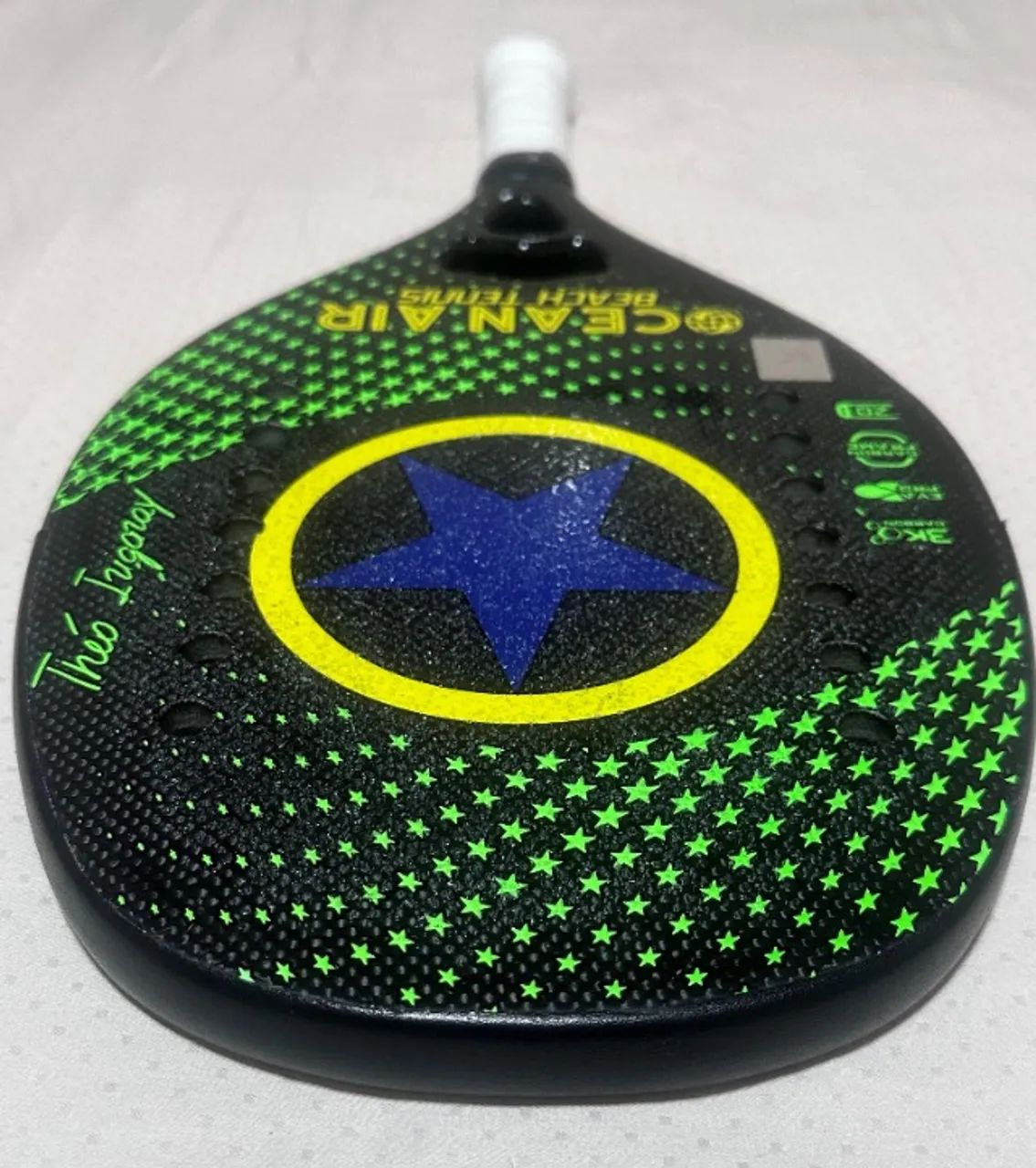 Raquete Beach Tennis Ocean Air Tank 3 Carbono 3K Case Original