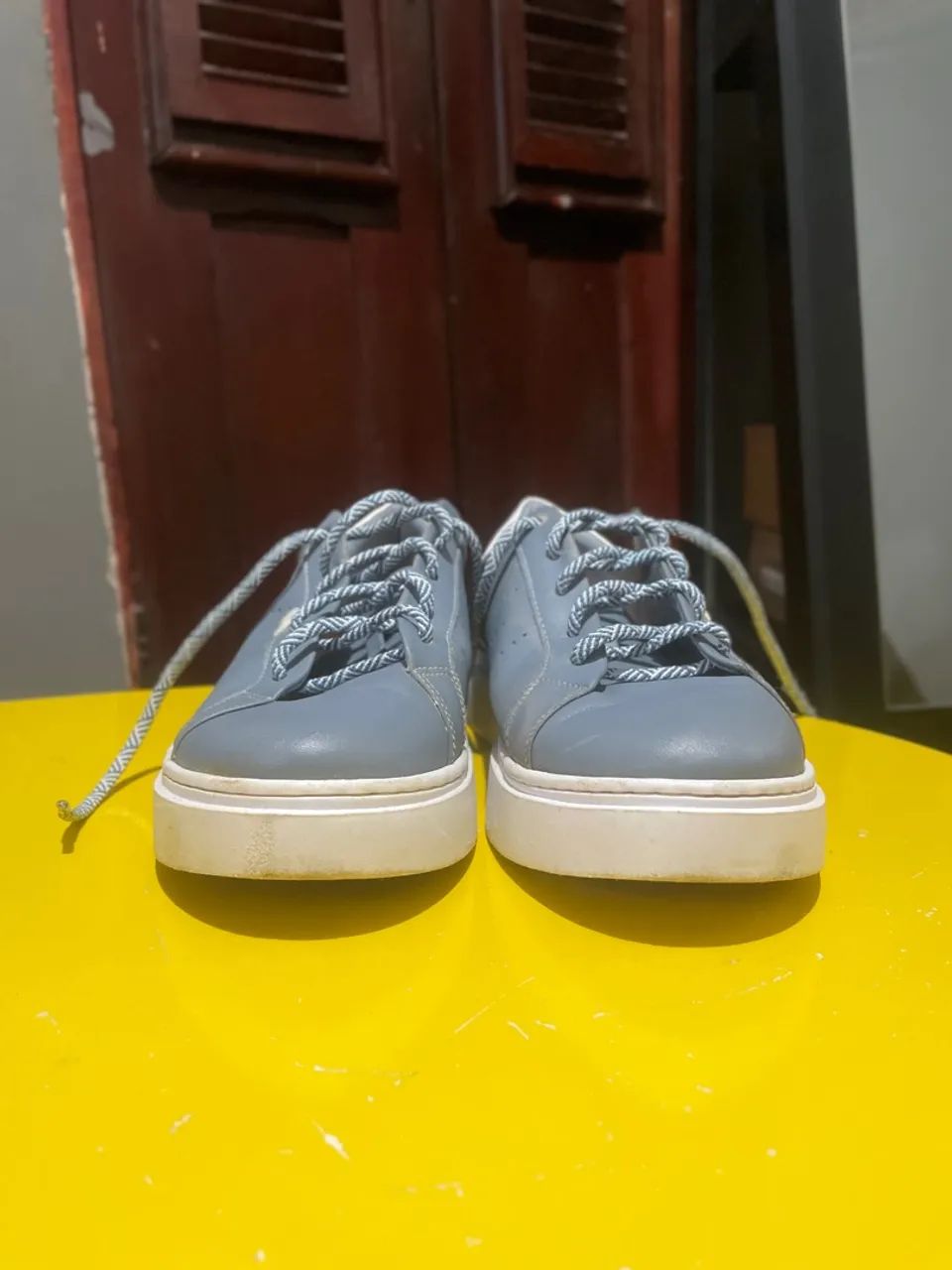 Tênis Casual Cinza Tamanho 39 - Foto 2