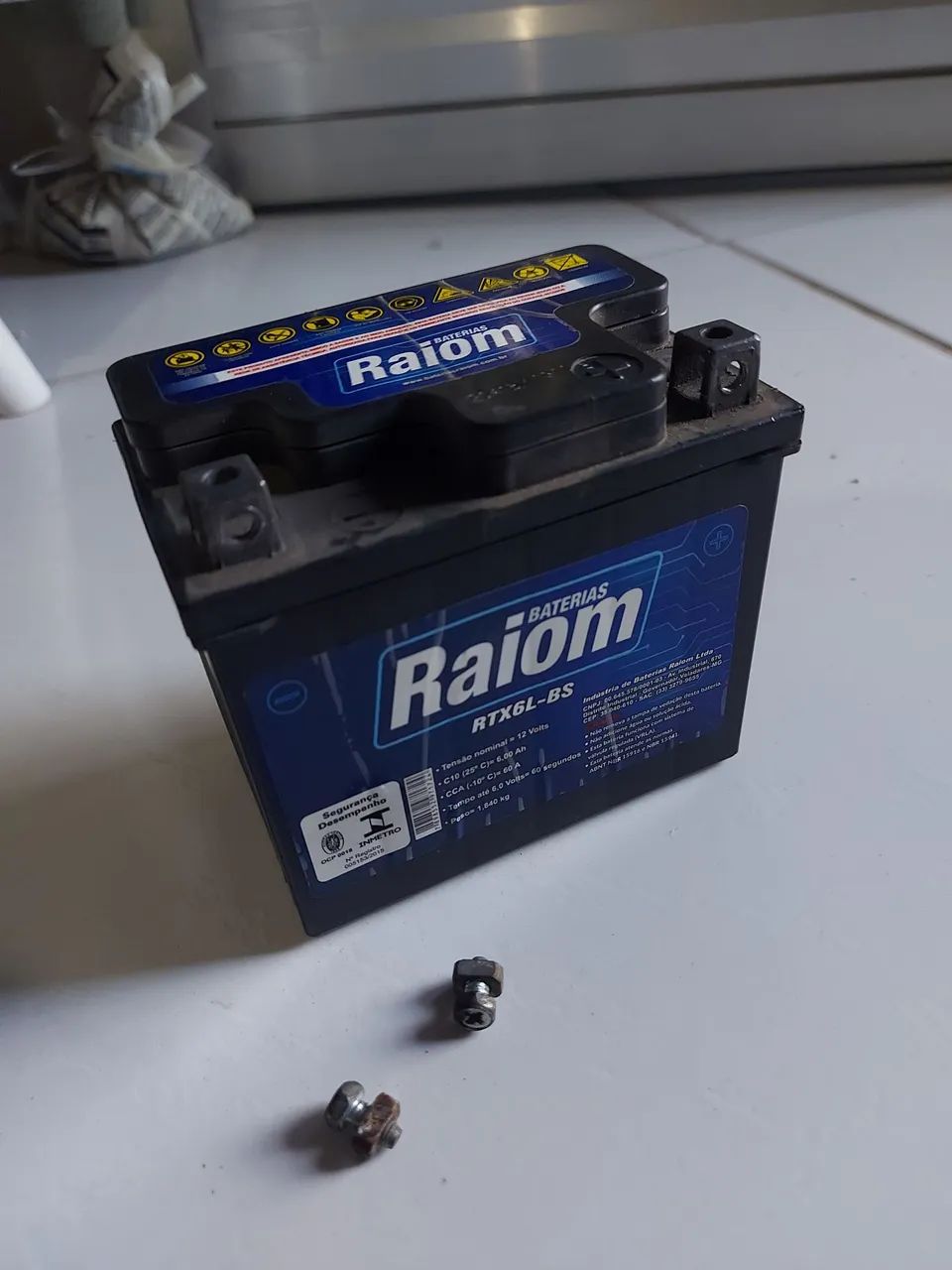 Bateria pra moto.