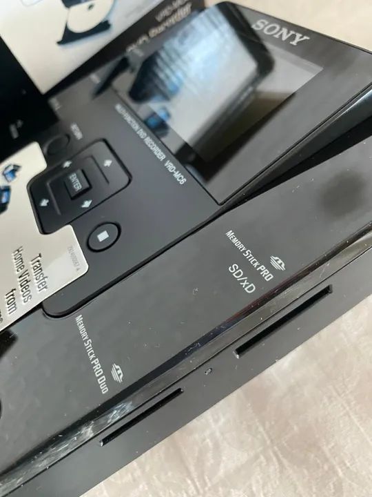Gravador De Dvd Lcd De 2.7 Ultrassom Sony Vrd-mc6 - Foto 6