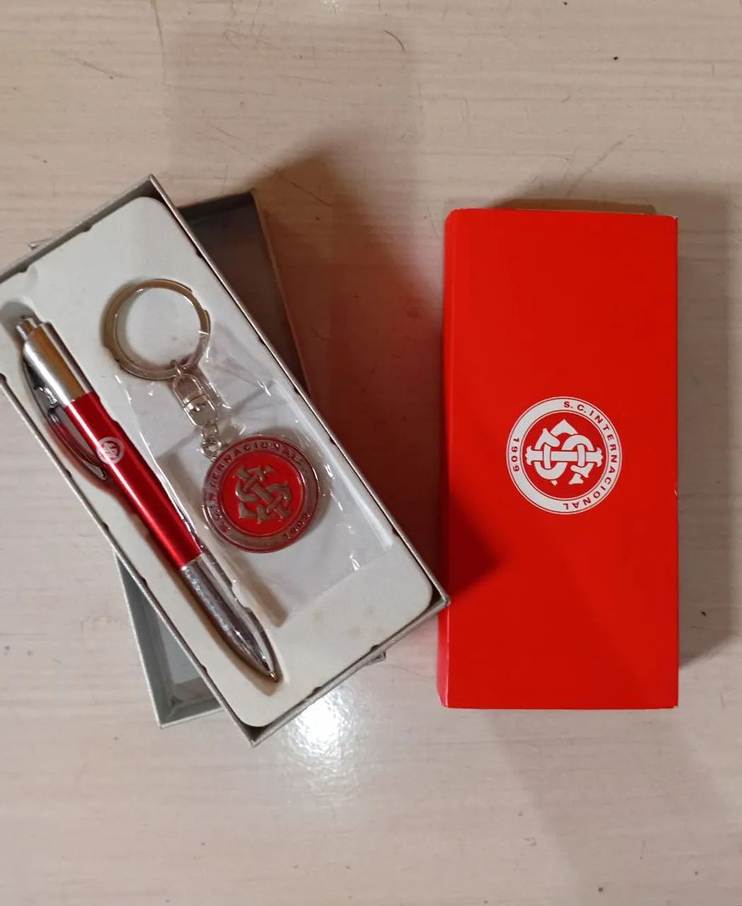 Caneta e chaveiro do Sport Clube Internacional  - Foto 2