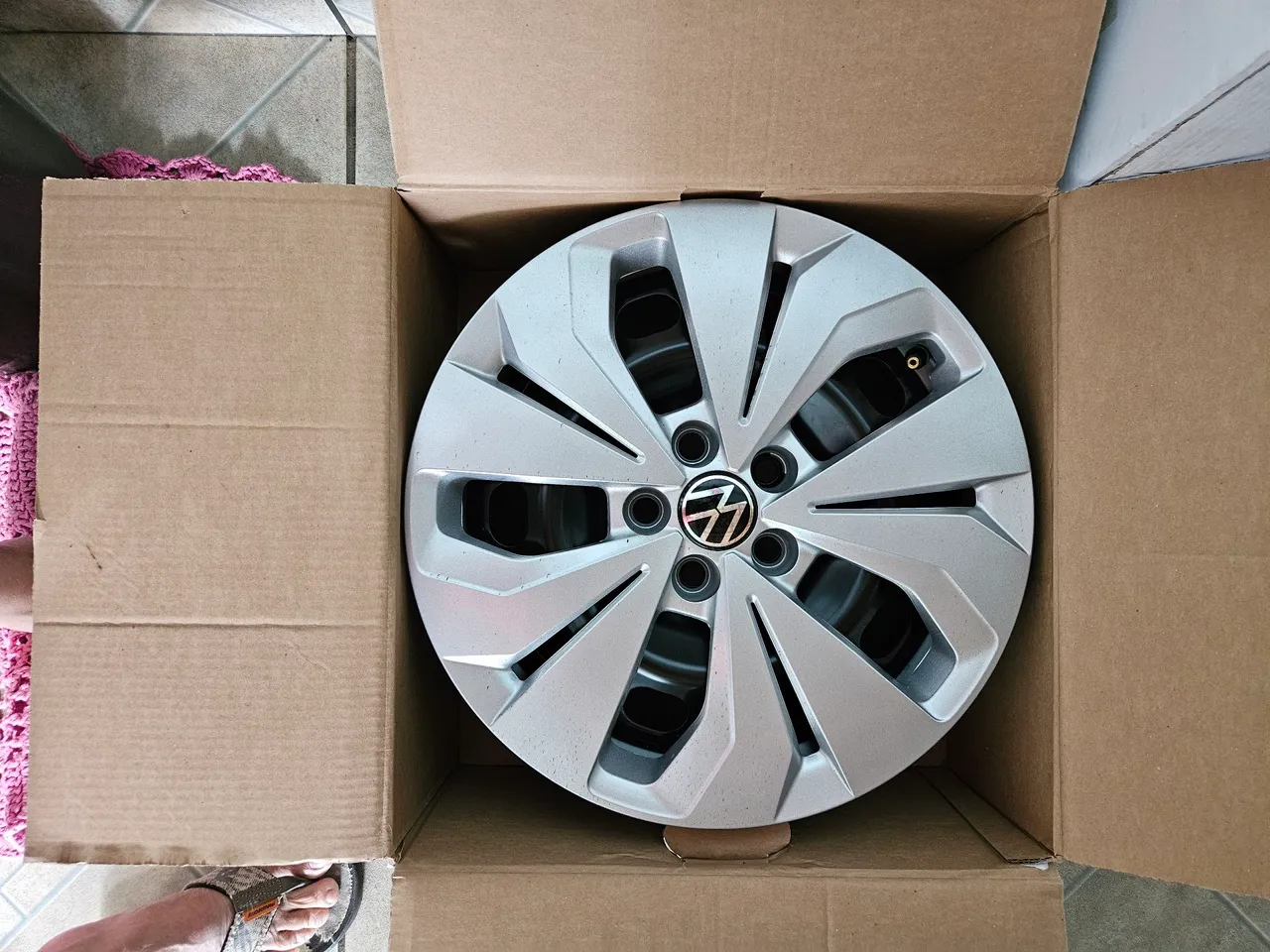 Conjunto Rodas de aço aro 16 T-CROSS novas