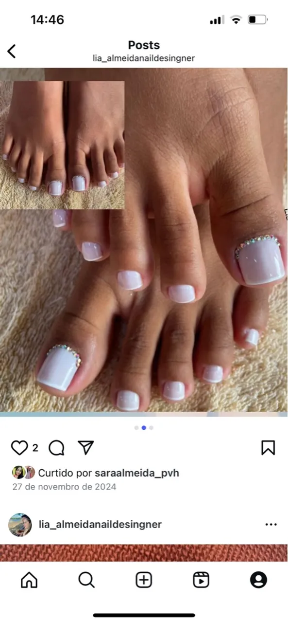 Unhas perfeitas para seus pés