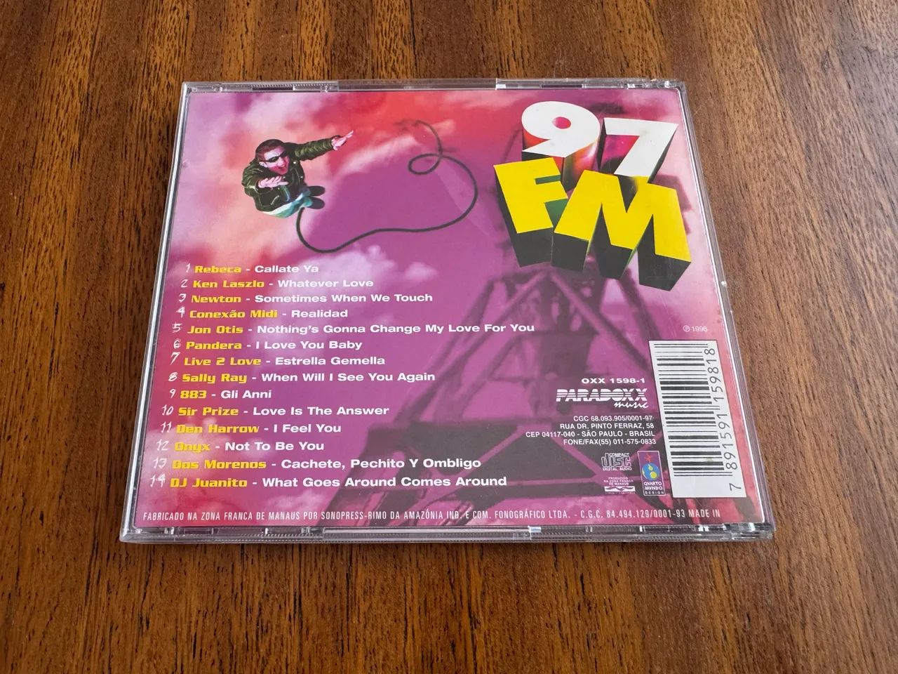 CD EURODANCE - 97 FM Vol 5 - COLECIONADOR - Foto 2