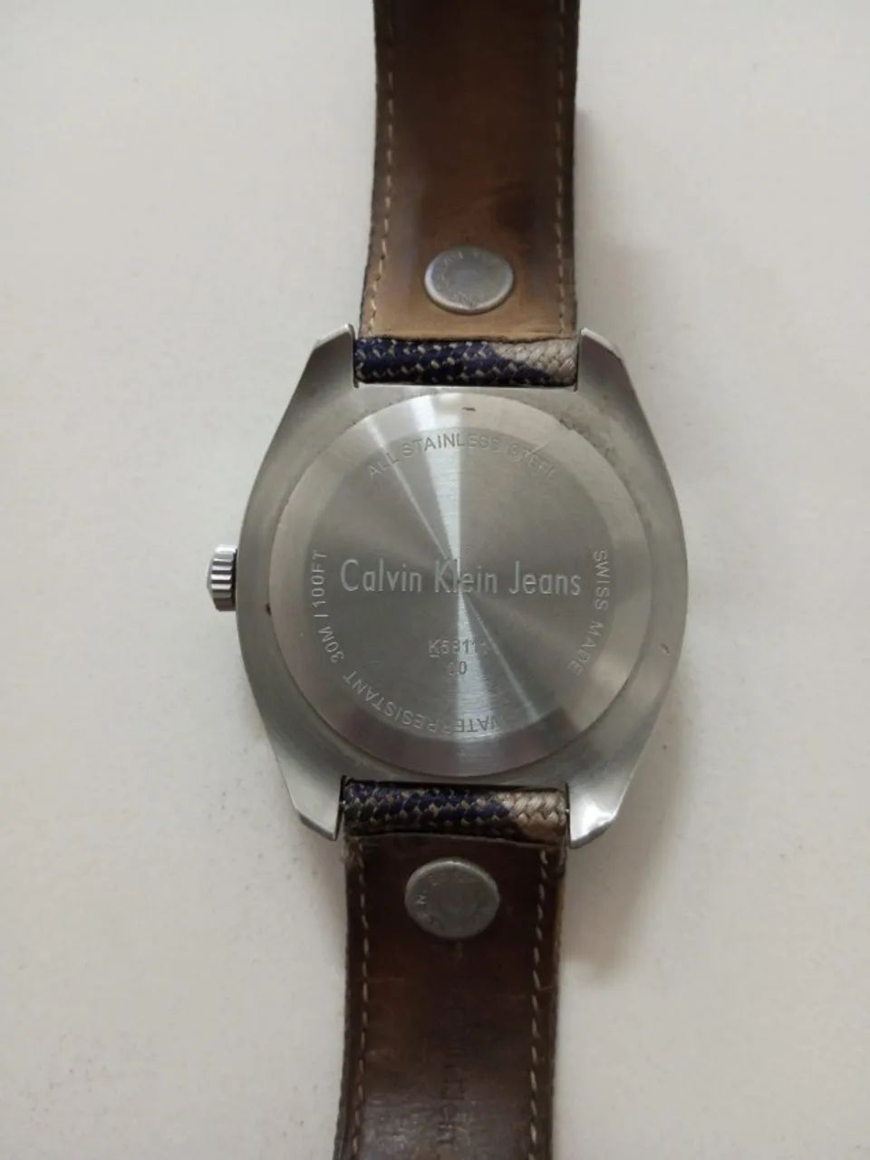 Relogio Calvin Klein Jeans pulseira de tecido. - Foto 3