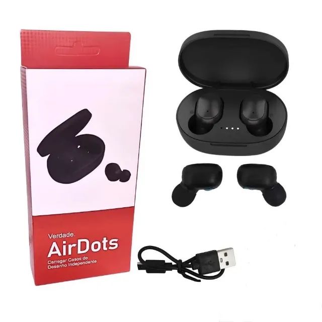 Airdots Fone Ouvido Bluetooth Sem Fio Tws Microfone Celulares Cor