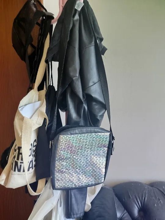 Bolsa de ombro holográfica impermeável  - Foto 3