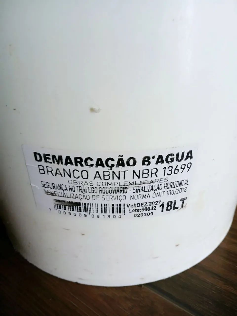 TINTA BRANCA IMPERMEÁVEL 18L - Foto 3