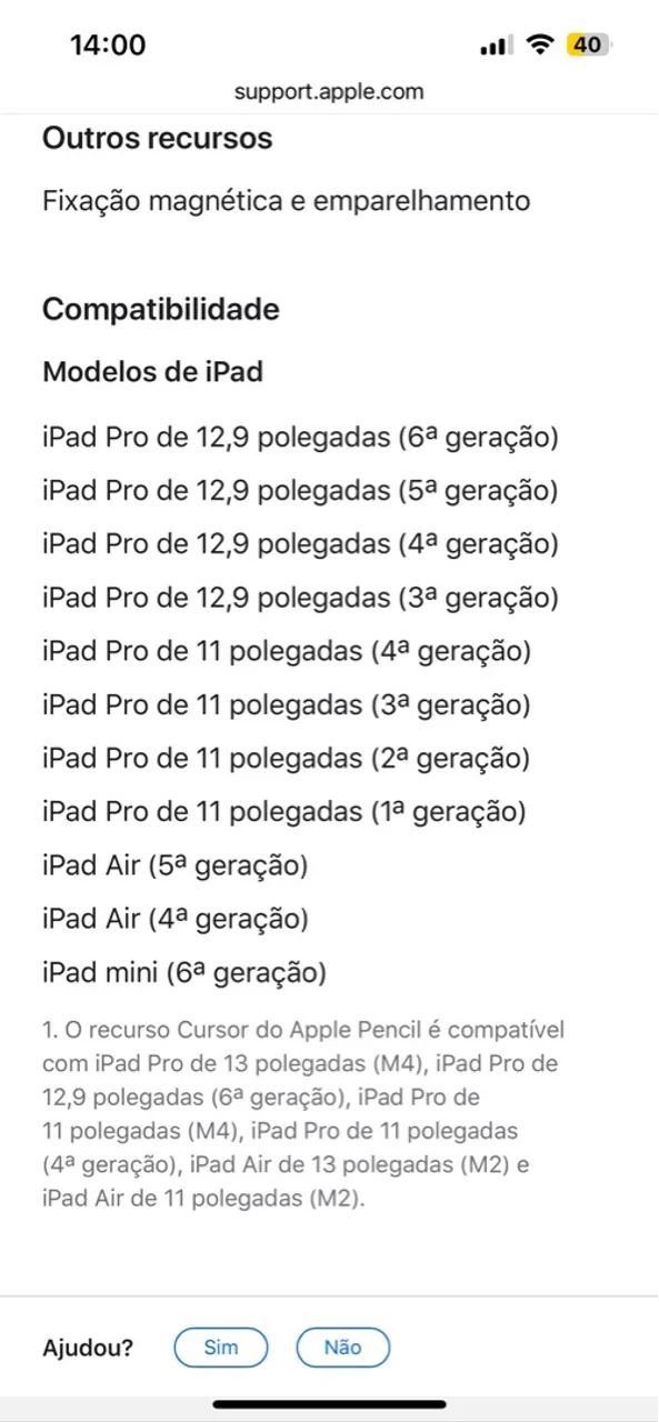 Apple Pencil 2 geração- Novo - Original - Foto 2