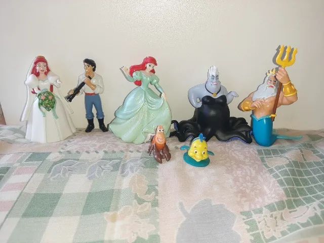 Lote Miniaturas Ariel - Pequena sereia 