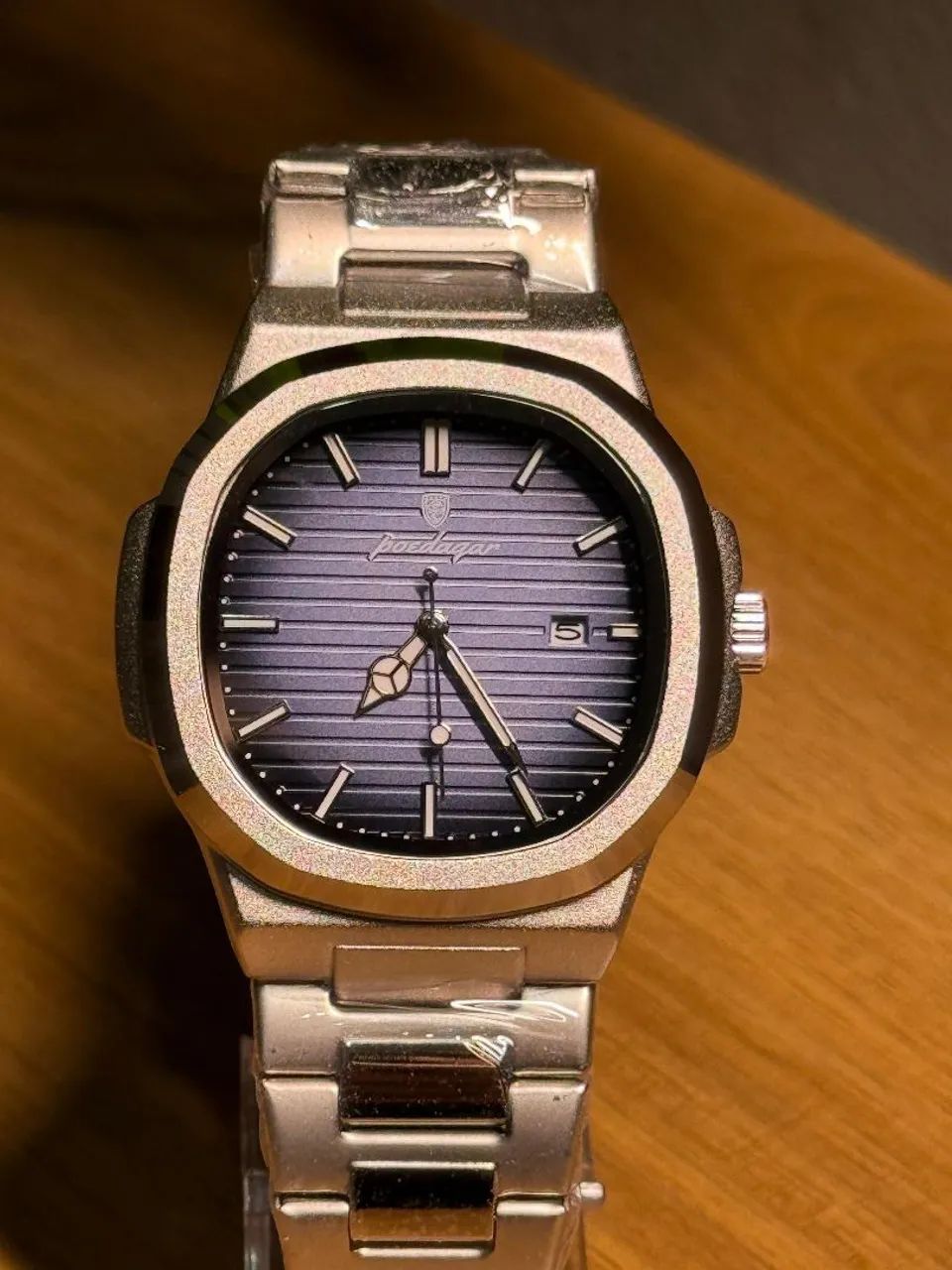 Relógio Masculino Poedagar Luxo - À Prova d?Água, Design Quadrado, Aço Inox<br> - Foto 3