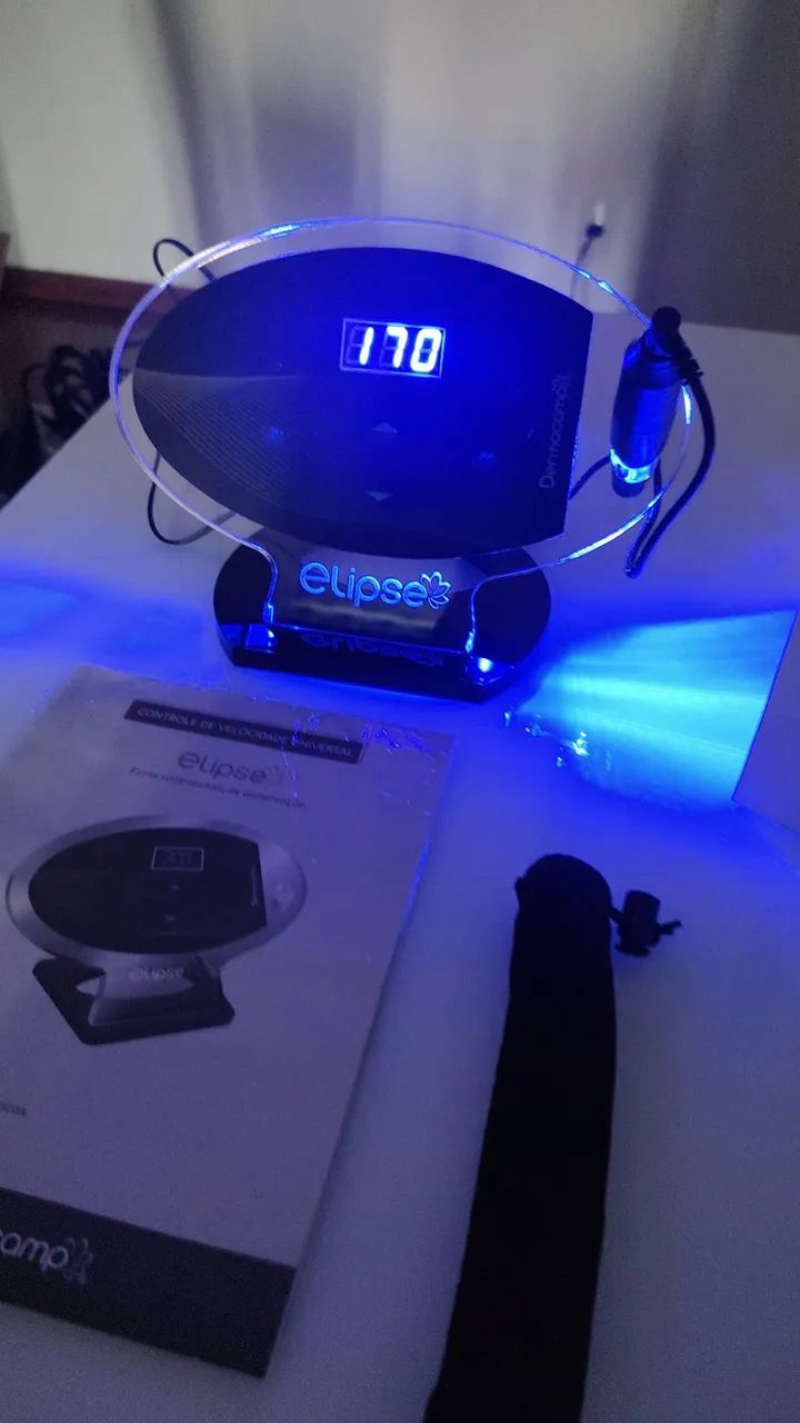 Dermógrafo Dermo Camp COMBO ELIPSE PRETO + DERMÓGRAFO SHARP PRÓ 300 BLACK/ Cristal