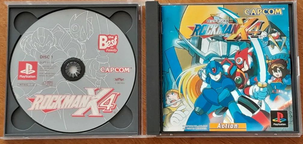 Jogo Megaman X4 Rockman X4 Playstation 1 Japonês - Foto 2
